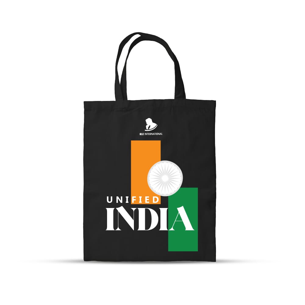 Unified India Tote Bag - Black